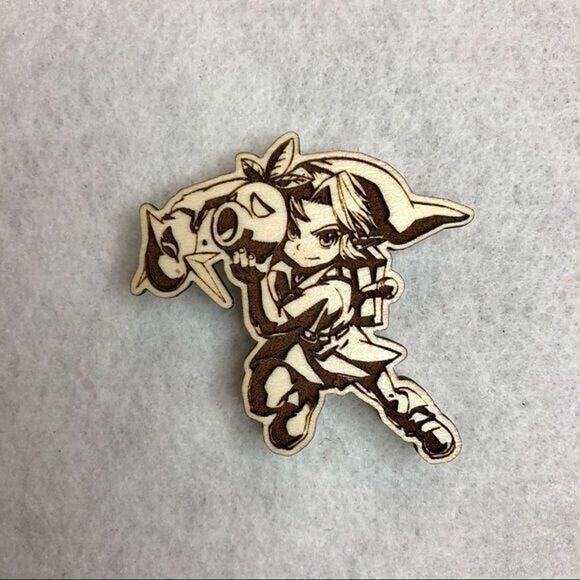 Zelda Young Link Deku Mask Magnet - Picture 1 of 2